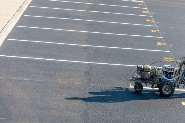 Parking Area Striping in Allen